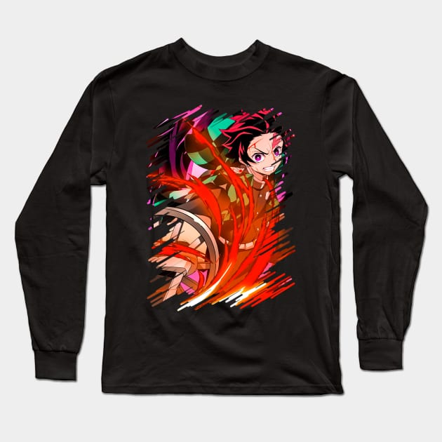 Tanjiro Kamado Long Sleeve T-Shirt by EnderZoloto